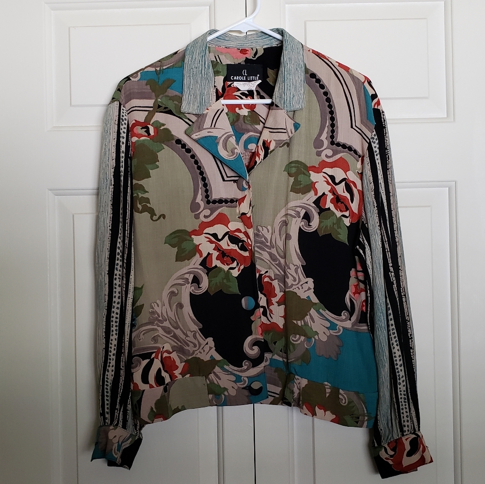 Lightweight Button-up Jacket Top